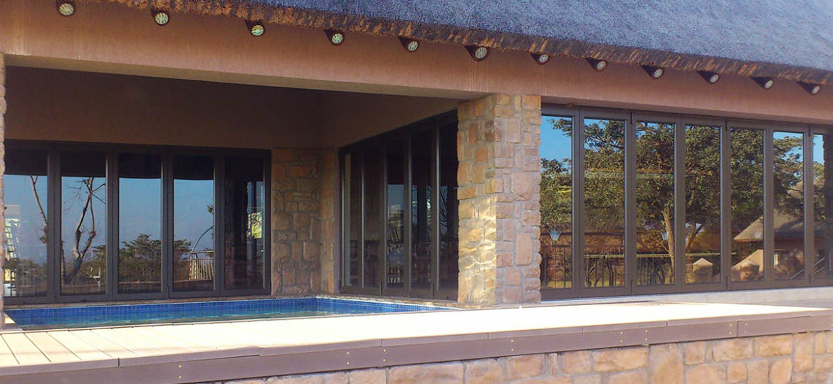 BRONZE VISTA FOLD SLIDING FOLDING DOORS